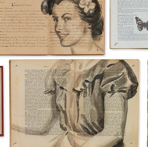 Ekaterina Panikanova | Biblioteca White Wallpaper  EKA-07