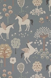 Majvillan Wallpaper | True Unicorn in Evening Blue