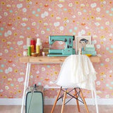 Bloom Pink Wallpaper | Majvillan