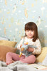 Magical Adventure Wallpaper in Dusty Blue for Kids rooms