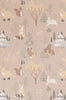 Majvillan Wallpaper | Deep Forest Soft Beige