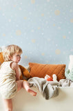 Confetti Wallpaper at Just Kids Wallpaper in Pale Blue