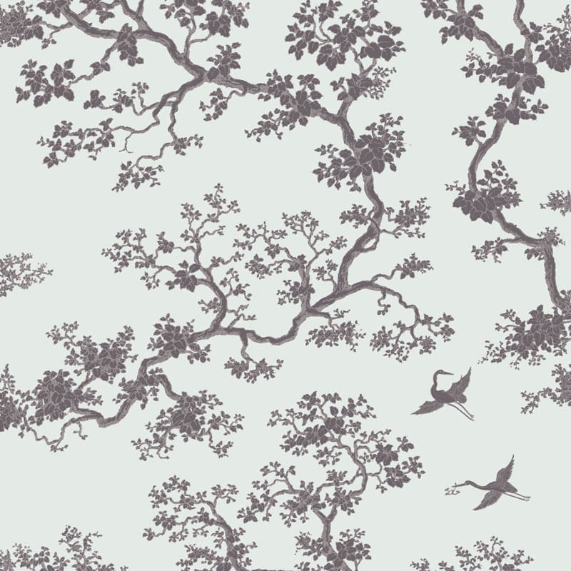 The Cranes Wallpaper by Florence Broadhurst