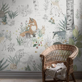 Magic Forest Animals Wallpaper Mural by Boras Tapeter 