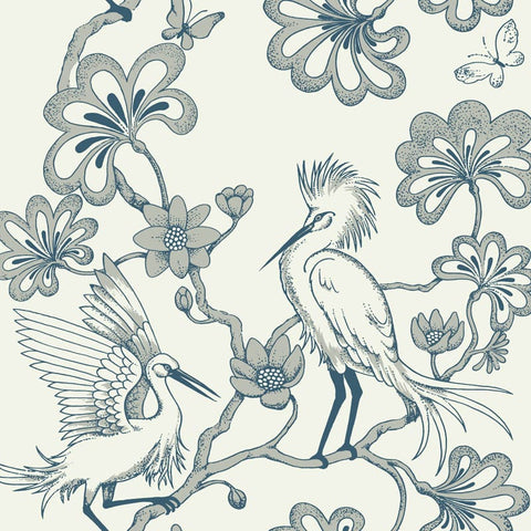 Florence Broadhurst Wallpaper | Japanese Bamboo Magpie