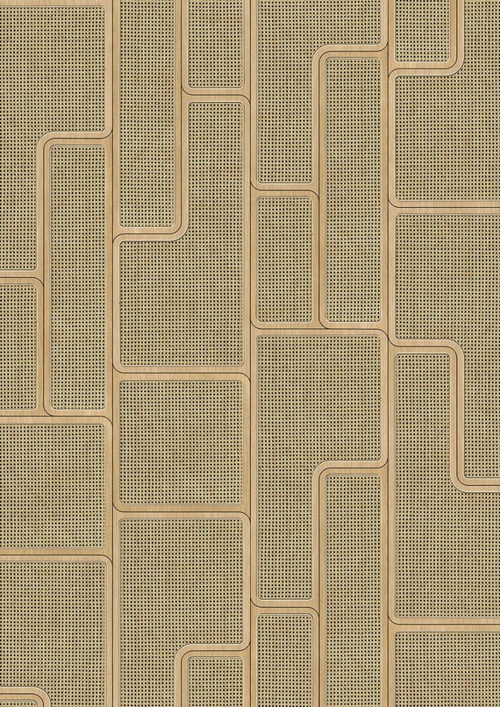 Angle Webbing Wallpaper in Maple 05