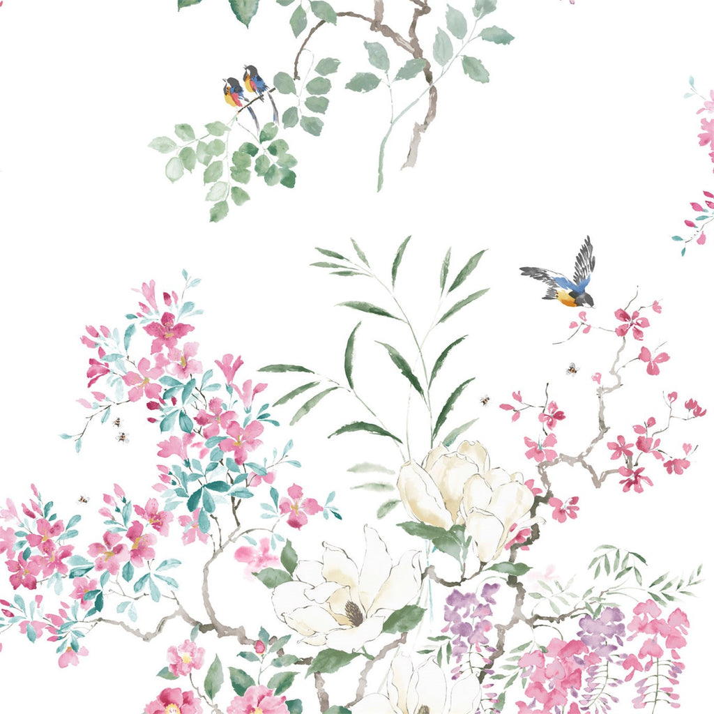 Magnolia & Blossom 216305 Wallpaper Panel | Sanderson