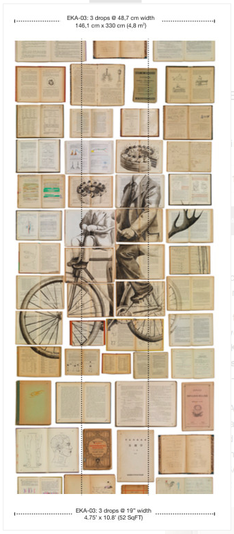 EKA 03 Biblioteca Wallpaper | NLXL | Ekaterina Panikanova
