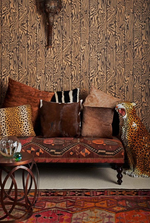 Zebrawood Wallpaper 107/1002 by Cole & Son Australia. Curio Collection