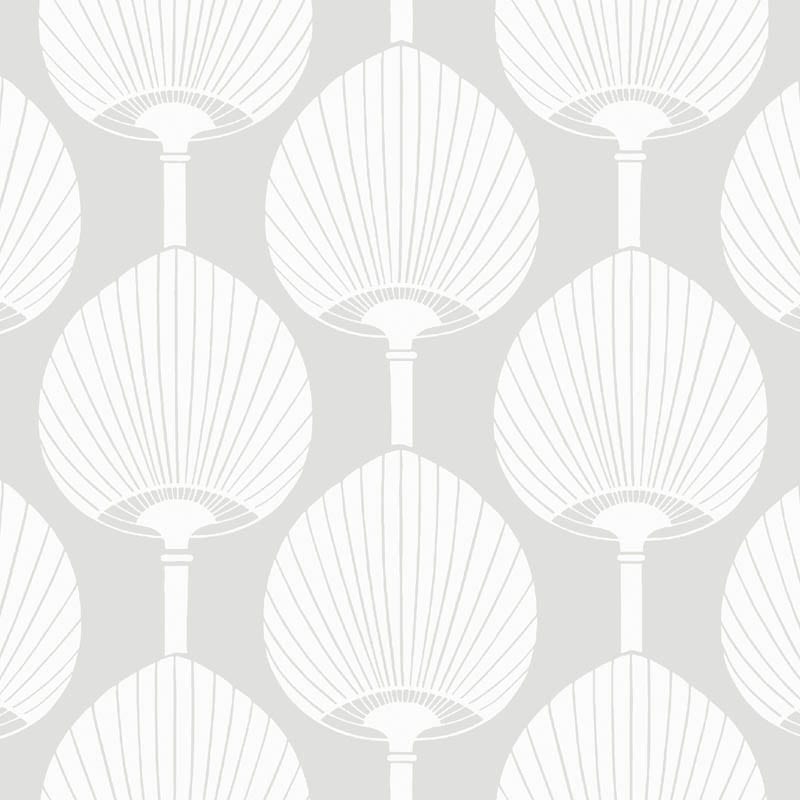 Miko Wallpaper by Florence Broadhurst in Brume