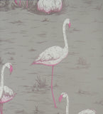 Cole & Son Flamingos Wallpaper 66/6042 from the New Contemporary Two Collection.