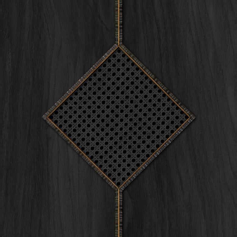 Diamond Webbing Wallpaper MRV19 in black