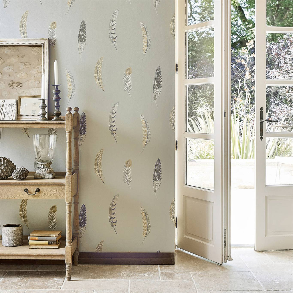 Lismore Feathers Wallpaper 216605 by Sanderson