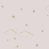 Starry Sky Wallpaper | Hibou Home | Pale Rose & Gold