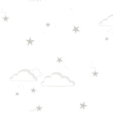Starry Sky Wallpaper | Hibou Home | Silver & White