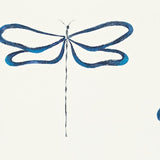 Dragonfly Wallpaper 110246 in blue, from Scion's Melinki Collection