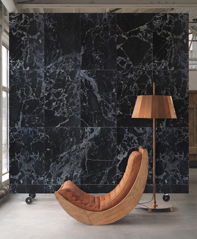 Black Metallic Marble Wallpaper | Piet Hein Eek