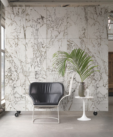 White Marble Wallpaper | Piet Hein Eek