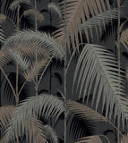 Palm Jungle Wallpaper 95/1004 Cole & Son in Silver & Black
