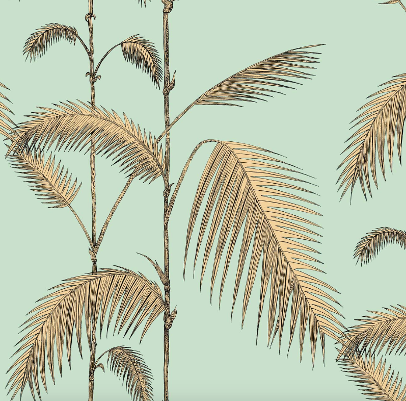Palm Leaves Wallpaper | Cole & Son 112/2006 in Green & Gold