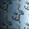 Dragon Wallpaper by Signature Prints in Metallic Silver
