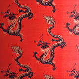 Dragons Wallpaper in Red by Signature Prints