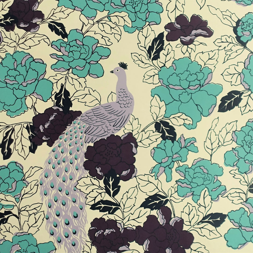Kismet Peacock Wallpaper by Signature Prints 