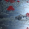 Summer Palace Wallpaper in silver & black by Signature Prints