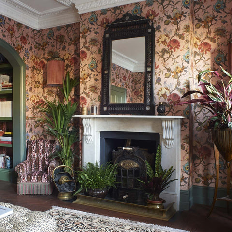House of Hackney Wallpaper | DINOSAURIA Plaster Pink