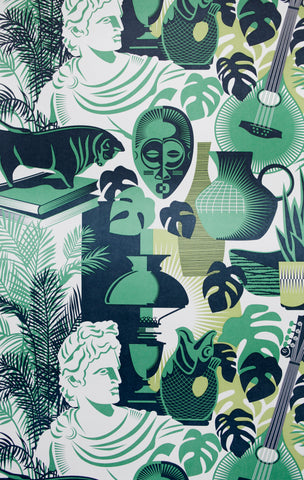 Mini Moderns Wallpaper | A Forest in Stone