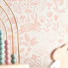 Into The Meadow Wallpaper in Pink by Harlequin