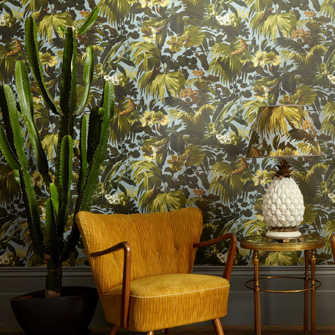 House of Hackney Wallpaper | PARADISA Spruce Green