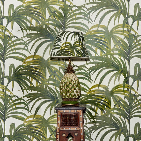House of Hackney Wallpaper | PALMERAL Midnight/Green