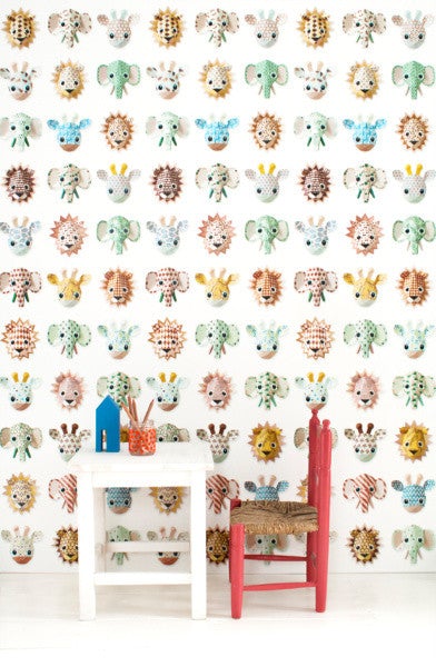Studio Ditte Wild Animals Sweet Wallpaper