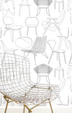 Sitting Comfortably Wallpaper by Mini Moderns
